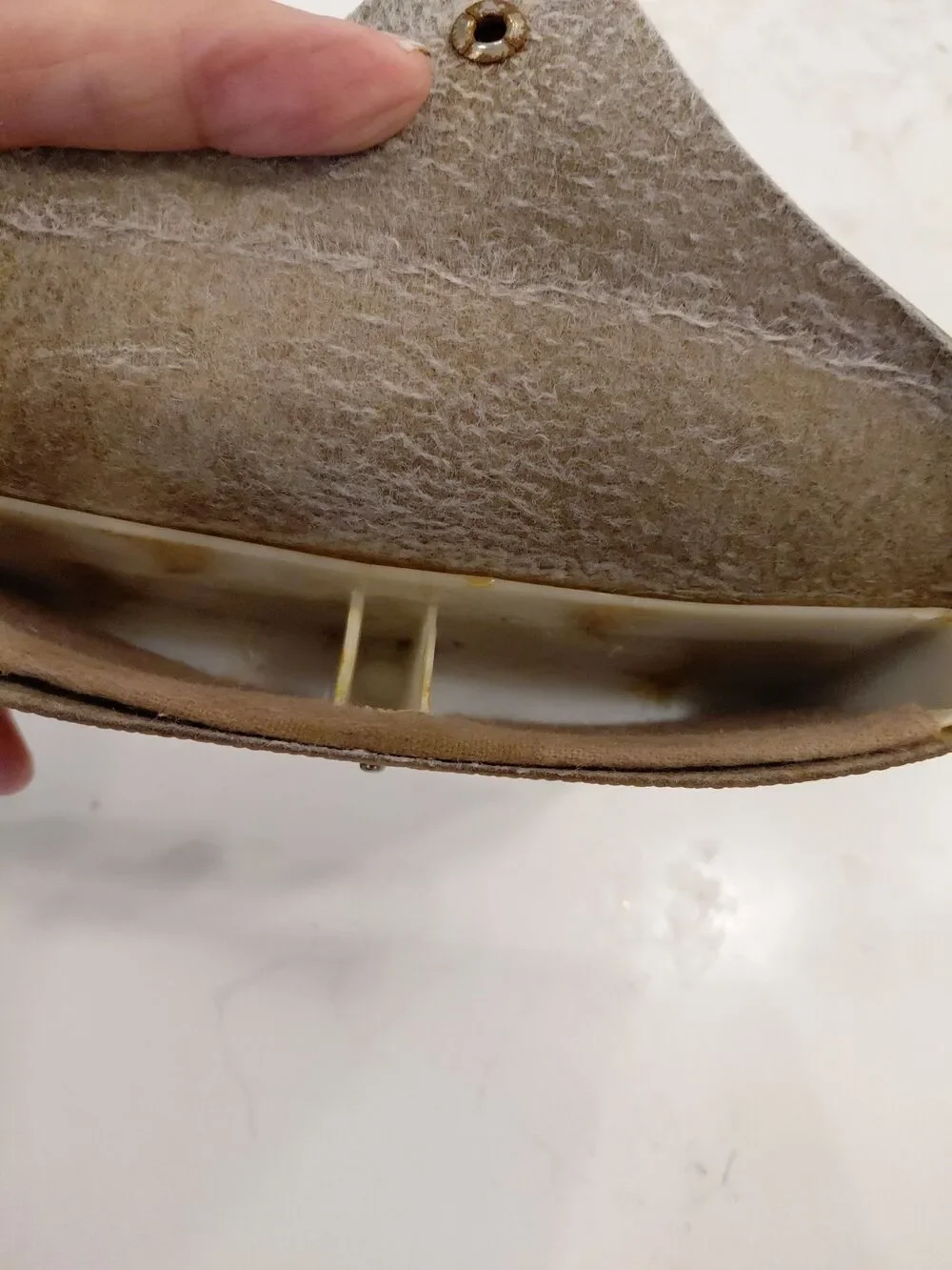 Classic Brown Vintage Ray Ban Glasses Case.